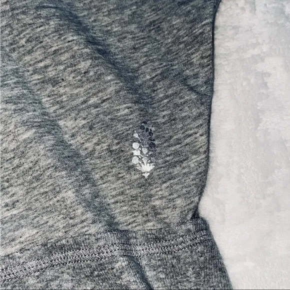 Free People Heather Gray Cowl Neck Sweatshirt - Picture 5 of 9